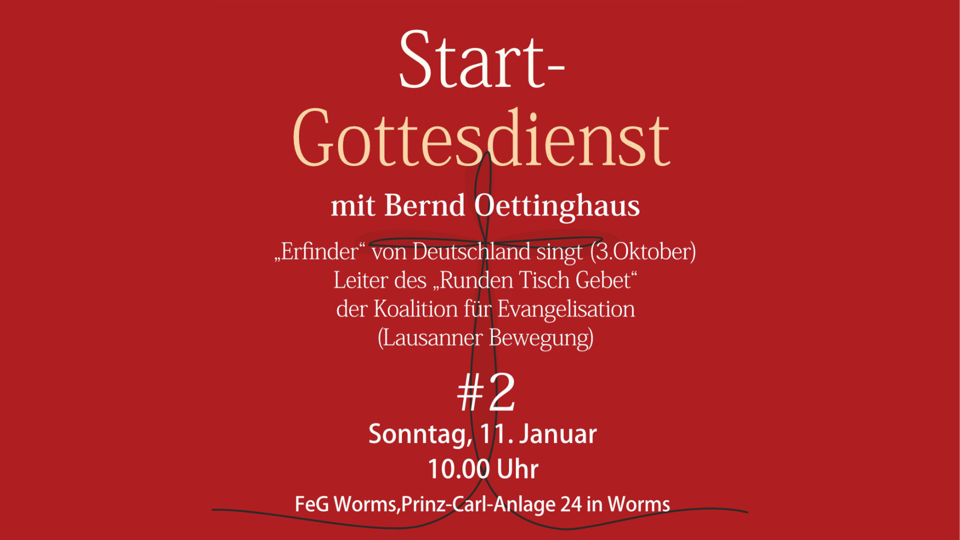 Gottesdienst 11.1.2026. Start-Gottesdienst der Allianzgebetswoche